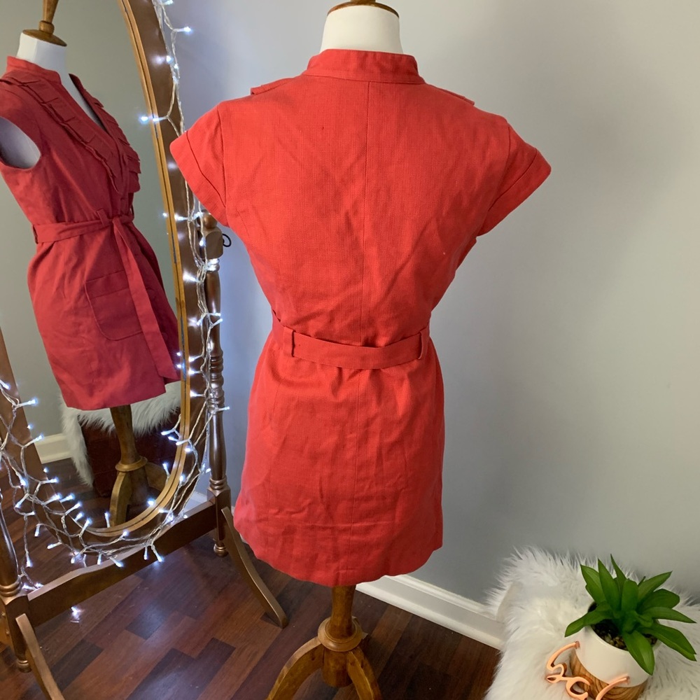 Anthro’s Tabitha Belted Ruffle Button Jacket - image 6